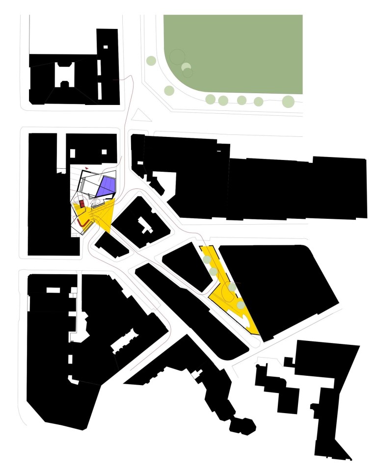 LSE Student Centre by O'Donnell Tuomey_location plan