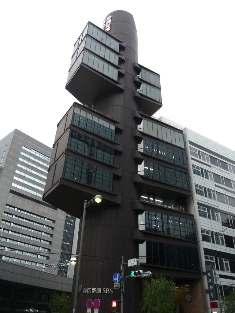 Shizuoka Press &amp; Broadcast Centre by Kenzo Tange 03_Stephen Varady Photo ©