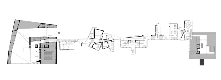 Netherlands Embassy, Berlin by OMA - unfolded plan